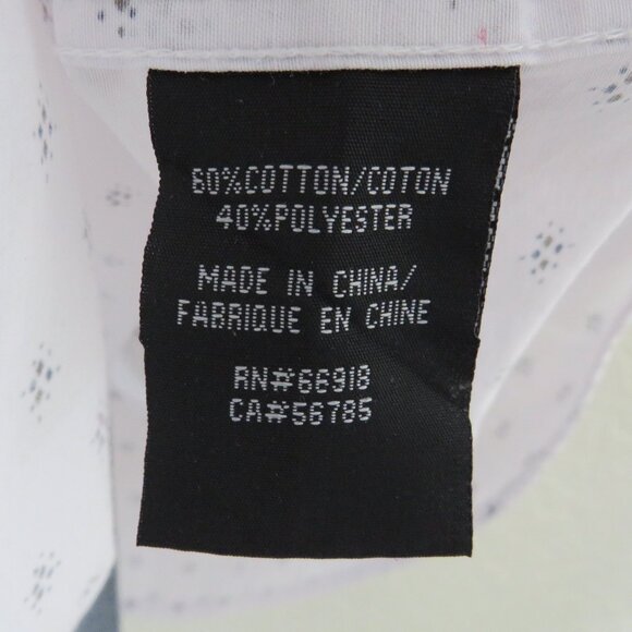 sahara Club* Men's Short Sleeve Button Down Curved‎ Hem BOHO Design Shirt~ Large - Picture 5 of 12